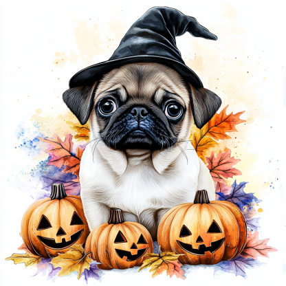 ??Happy Halloween??Series Canvas-Pumpkin Paradise