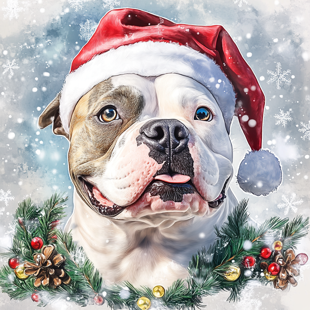 Christmas Series Canvas "Christmas Holly"