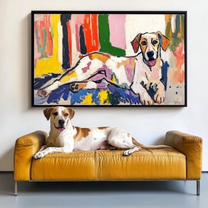 [??NEW] Custom Pet Portrait - Matisse Style - NIKOCANVAS