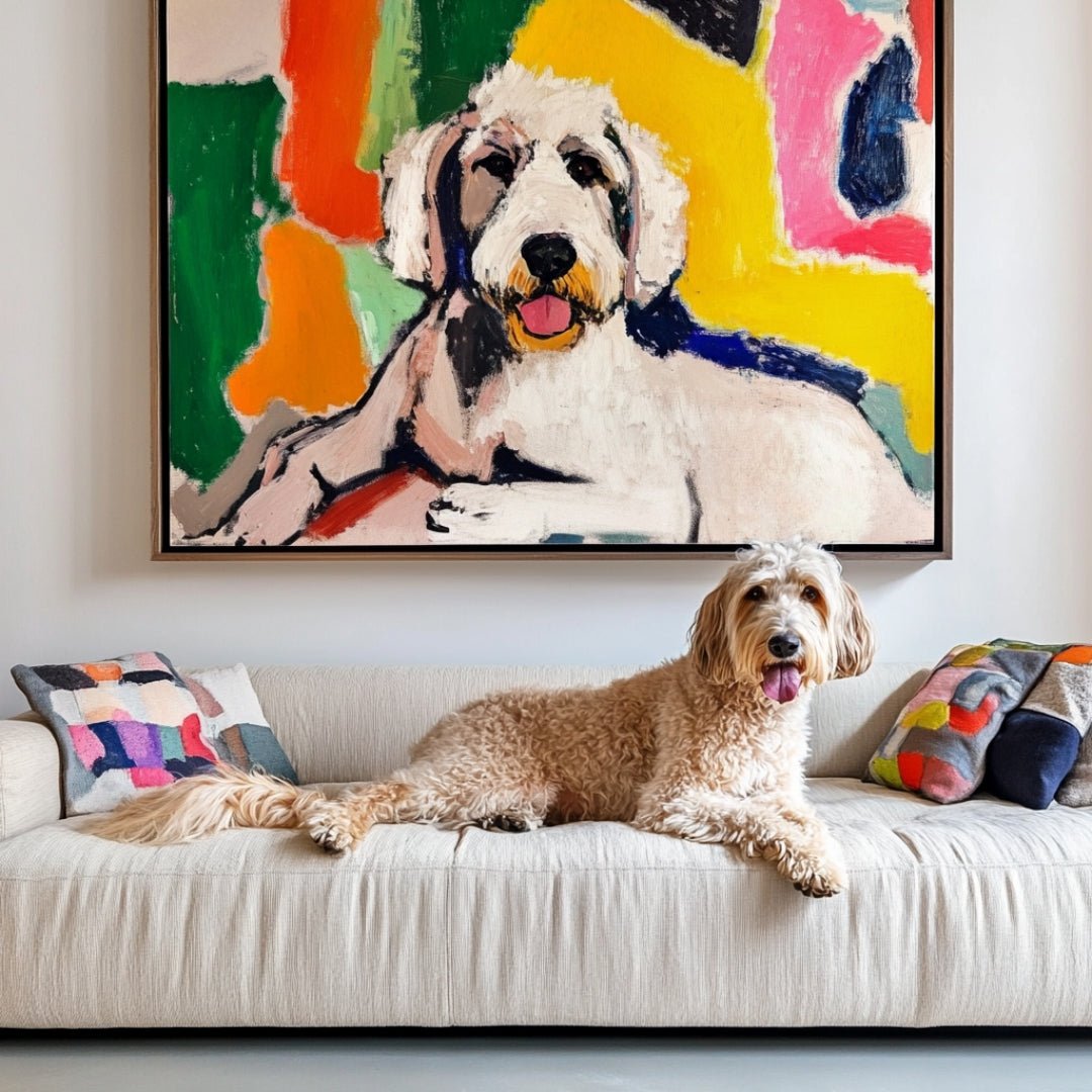[??NEW] Custom Pet Portrait - Matisse Style - NIKOCANVAS