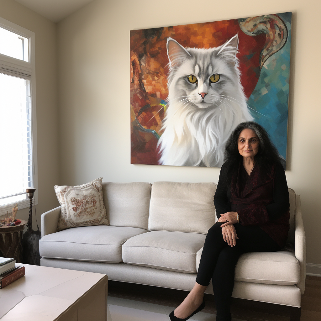 Custom Pet Portrait - Cubism Style