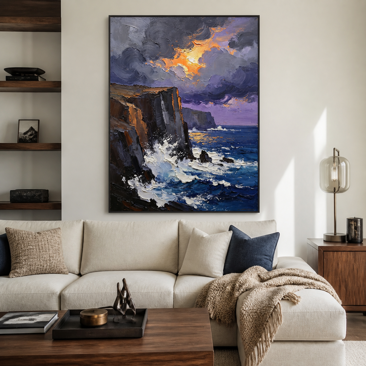 Stormy Ocean Wall Art | Stormbreak Coast