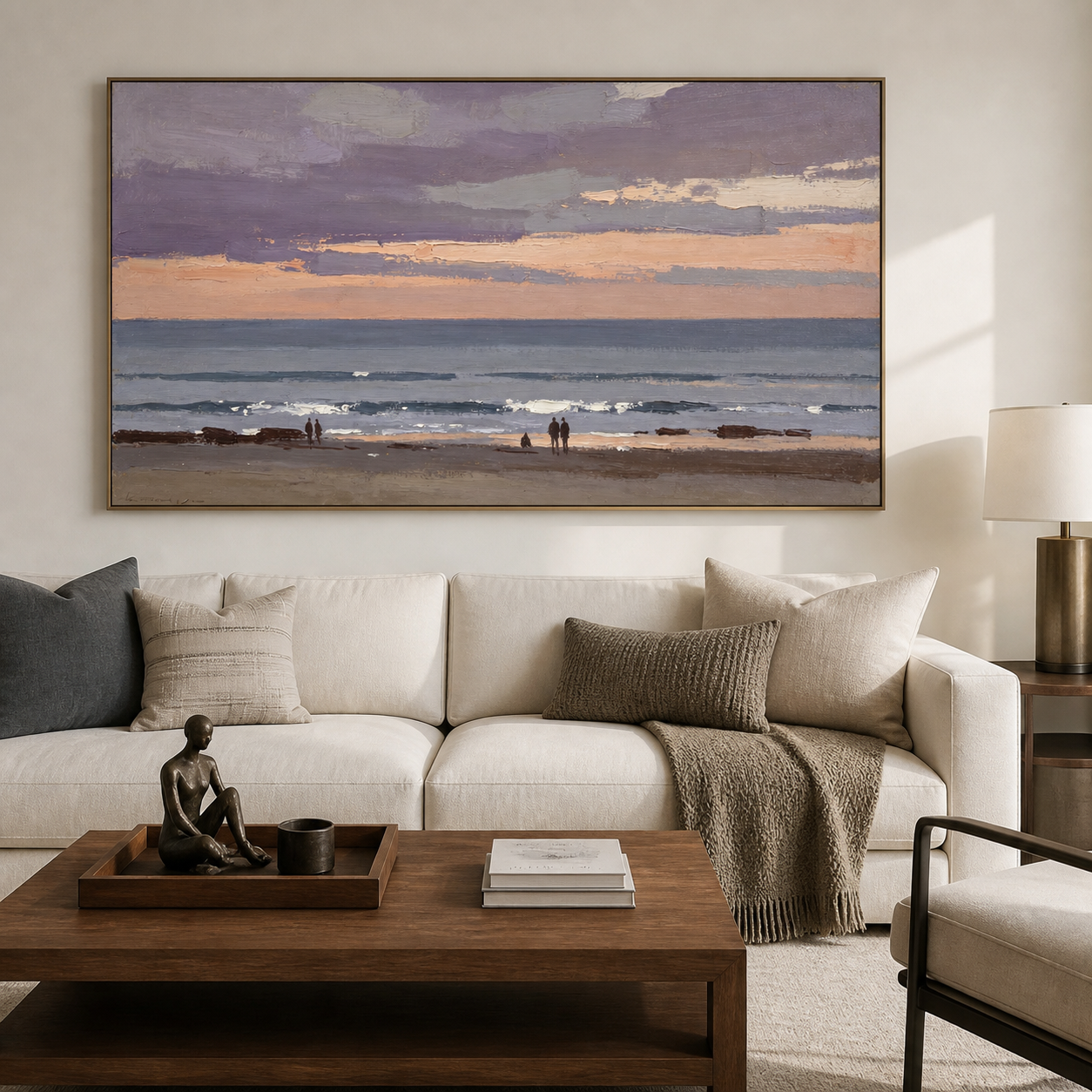 Coastal Sunset Wall Art | Evening Walk