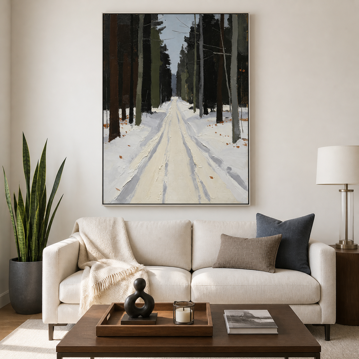 Snowy Forest Wall Art | Winter Passage