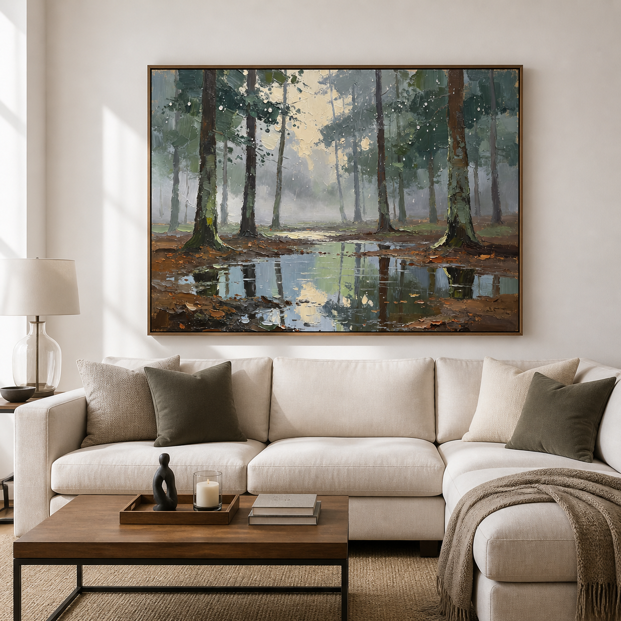 Misty Forest Wall Art | After the Rain