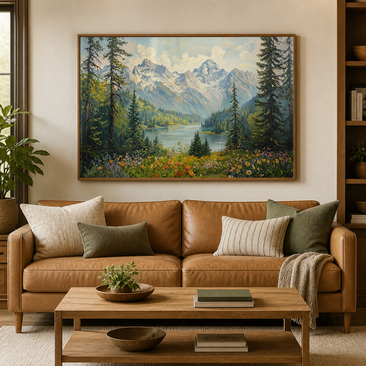 Mountain Lake Wall Art | Evergreen Summit