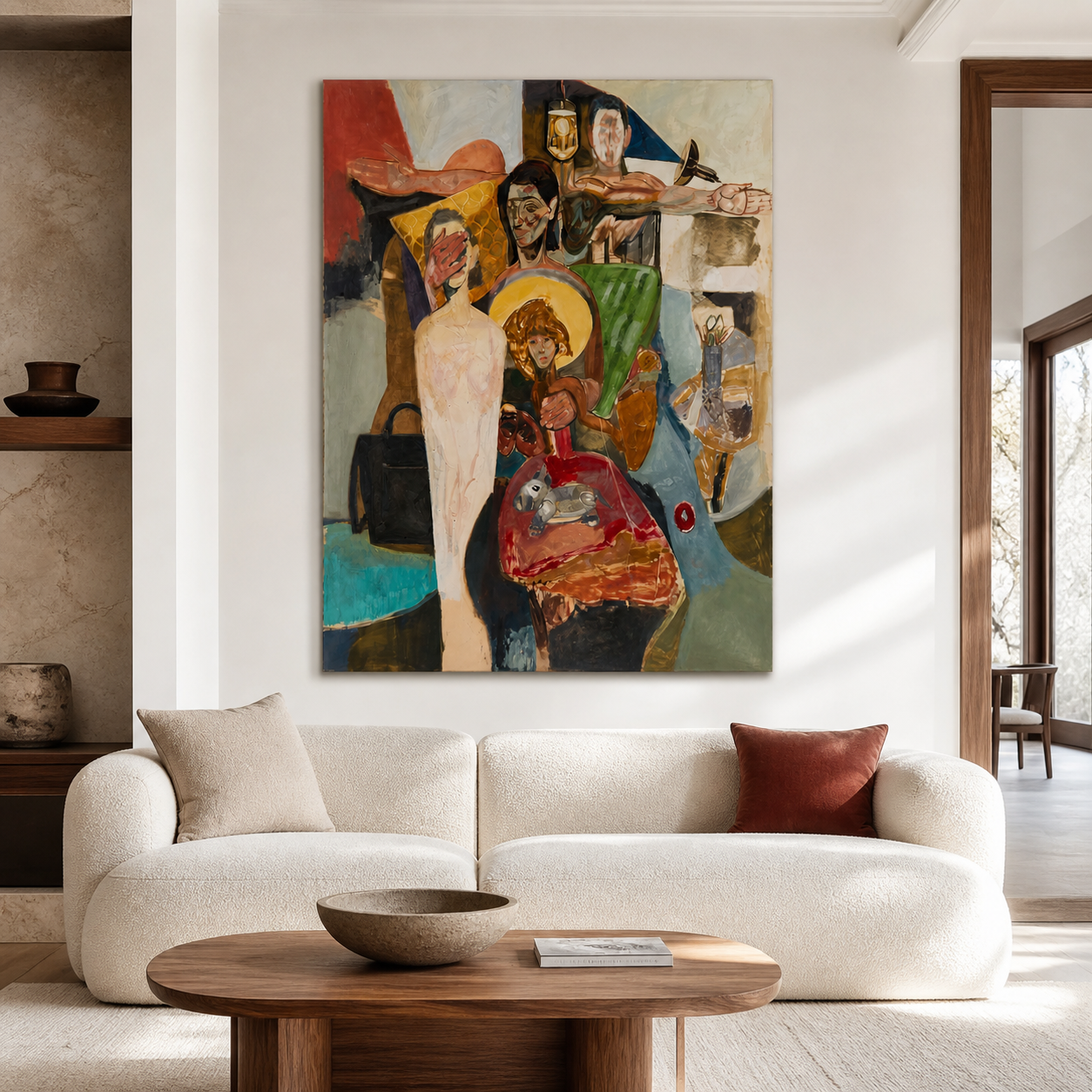Figurative Expressionist Wall Art | Human Mosaic