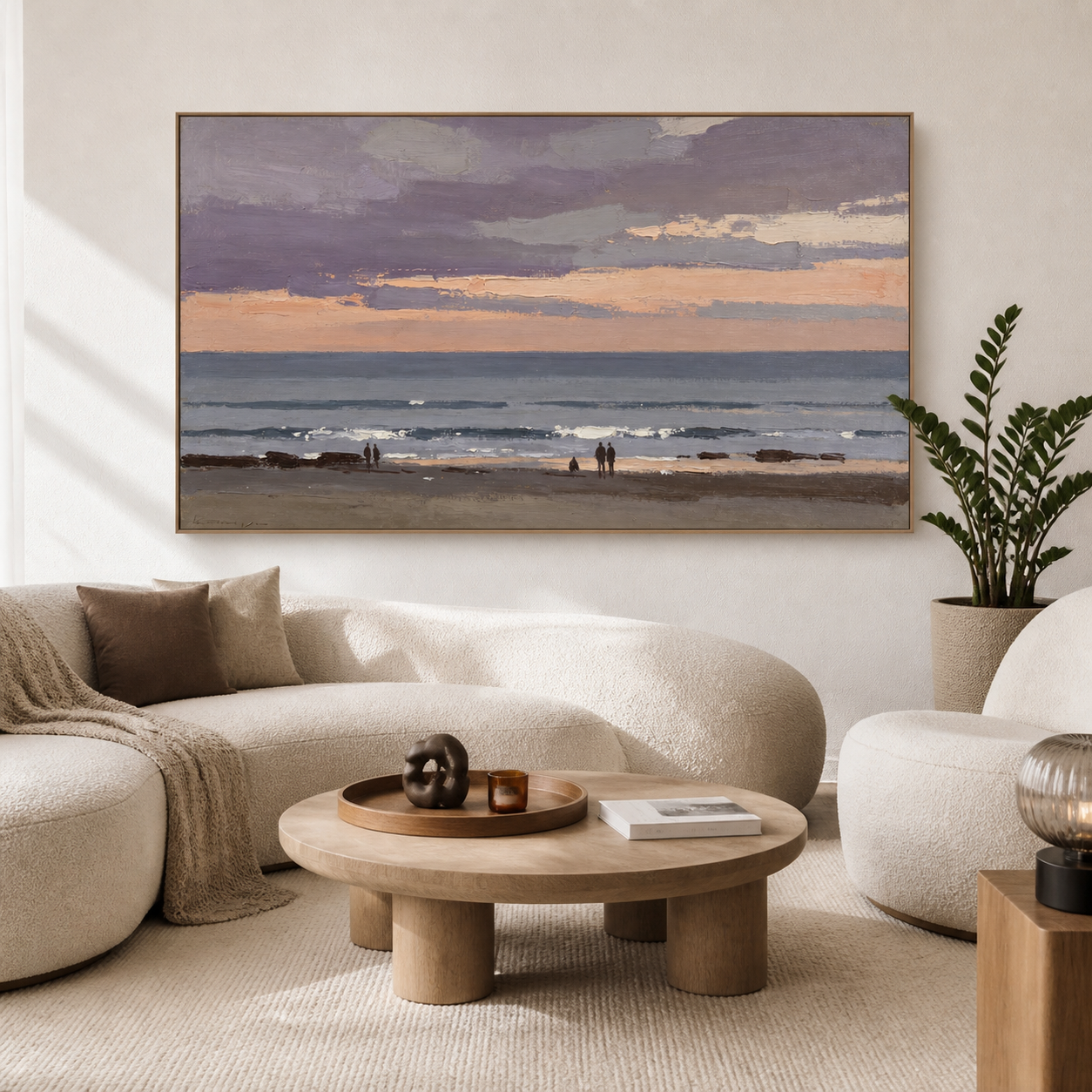 Coastal Sunset Wall Art | Evening Walk