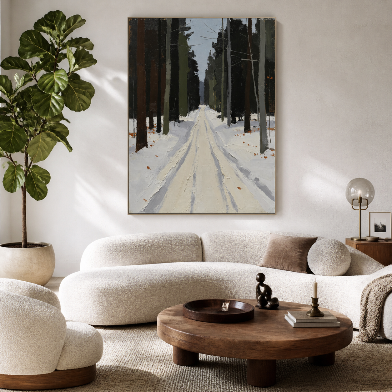 Snowy Forest Wall Art | Winter Passage