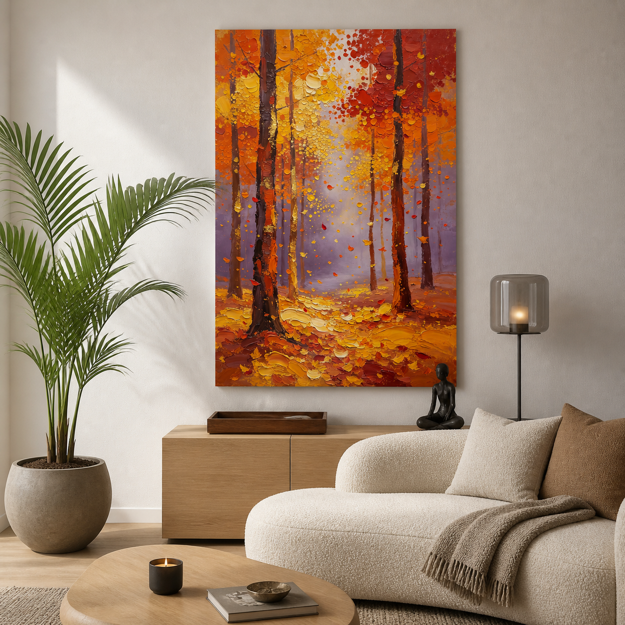 Autumn Forest Wall Art | Ember Canopy