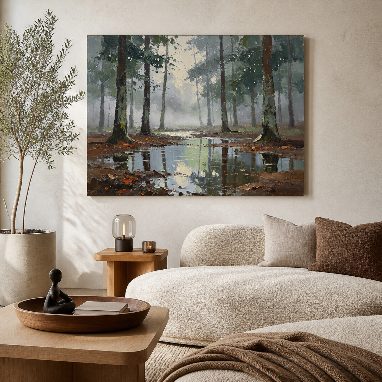 Misty Forest Wall Art | After the Rain