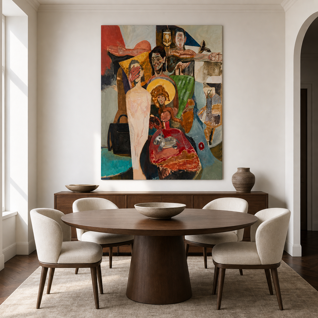 Figurative Expressionist Wall Art | Human Mosaic