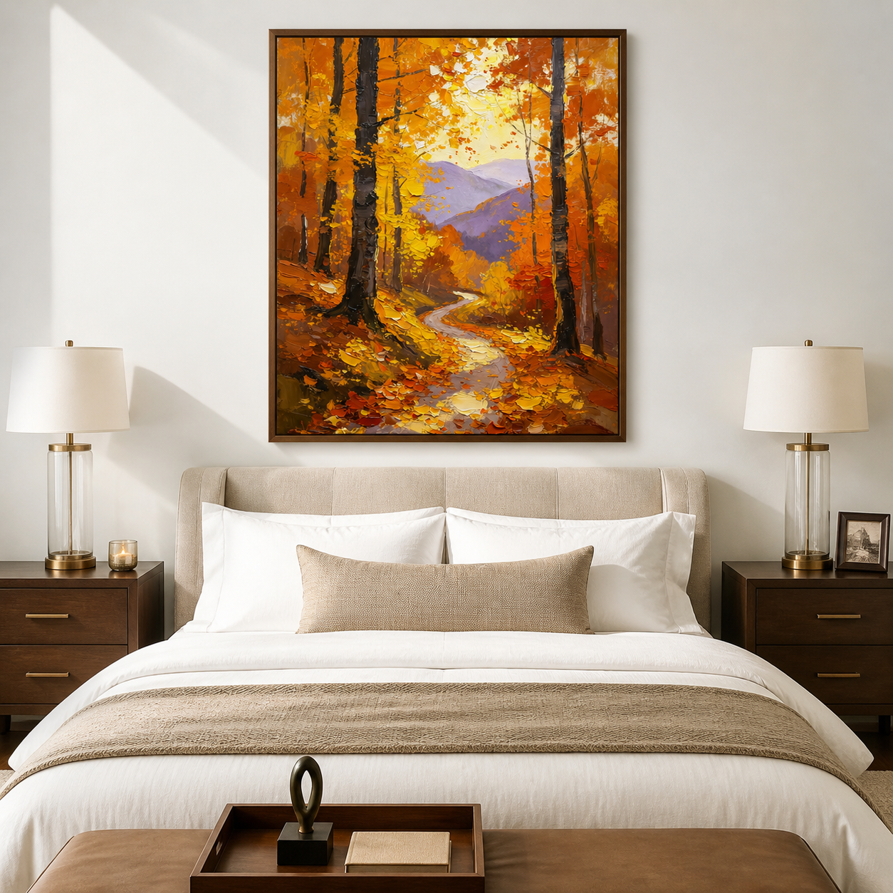 Autumn Forest Wall Art | Golden Path