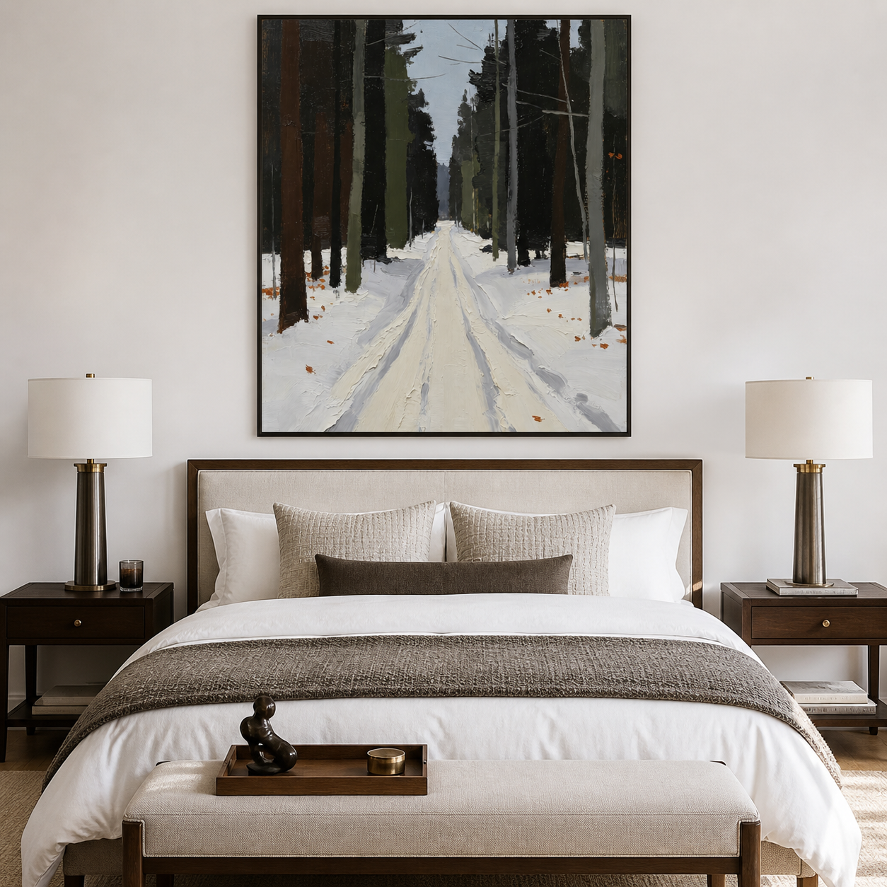 Snowy Forest Wall Art | Winter Passage