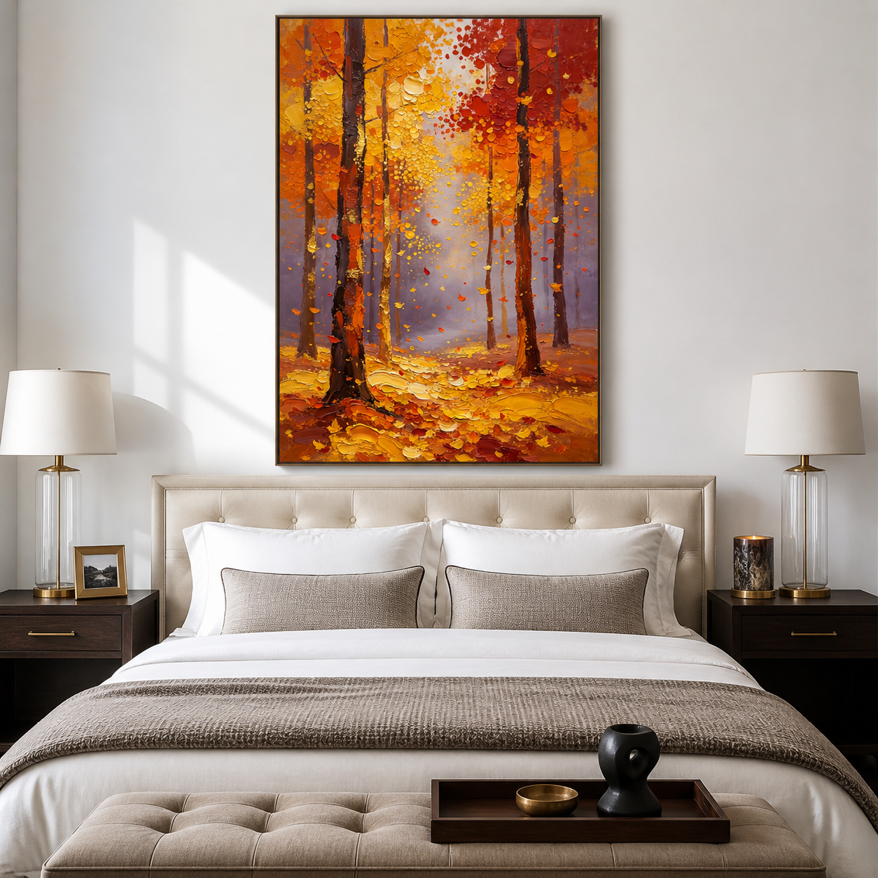 Autumn Forest Wall Art | Ember Canopy