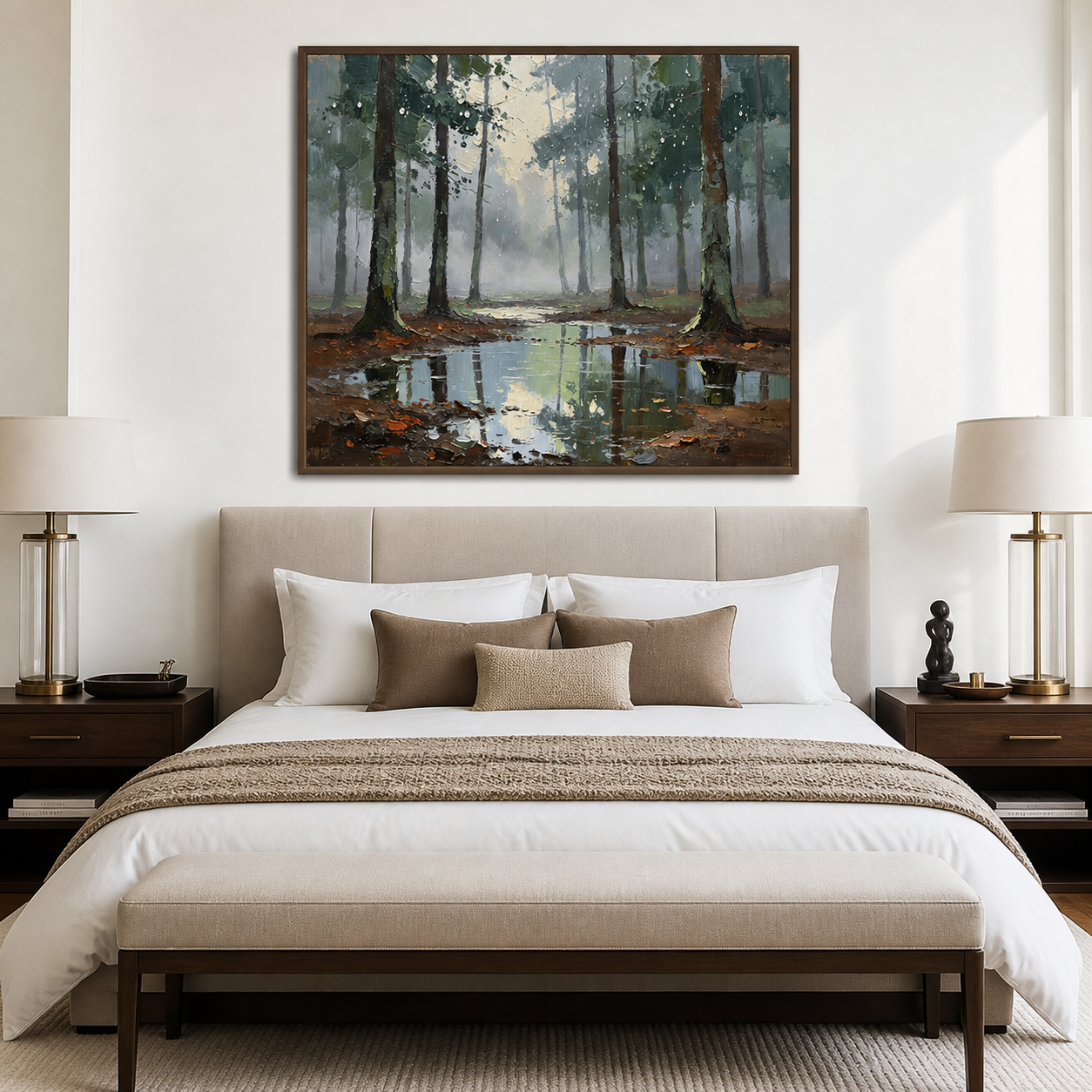 Misty Forest Wall Art | After the Rain