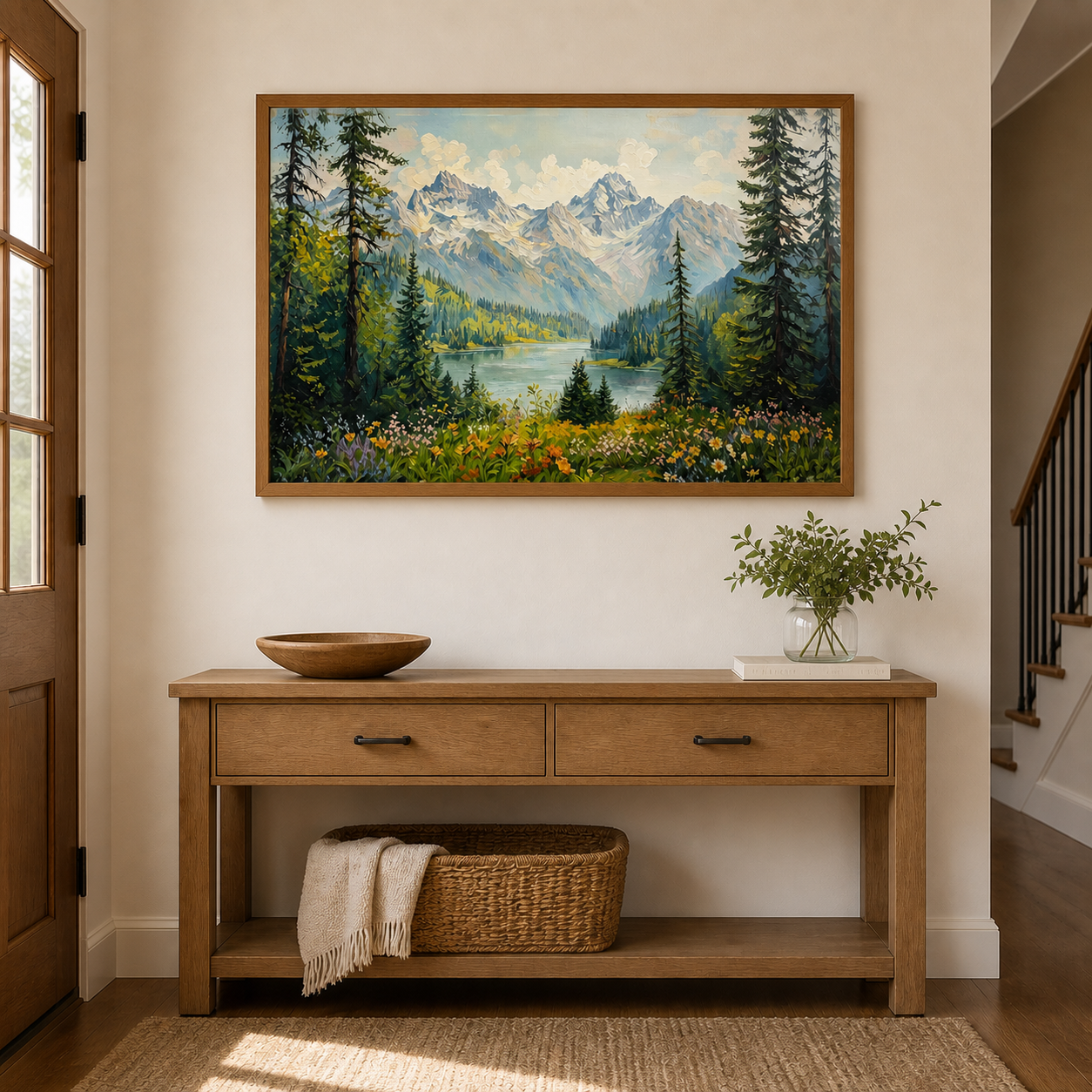 Mountain Lake Wall Art | Evergreen Summit