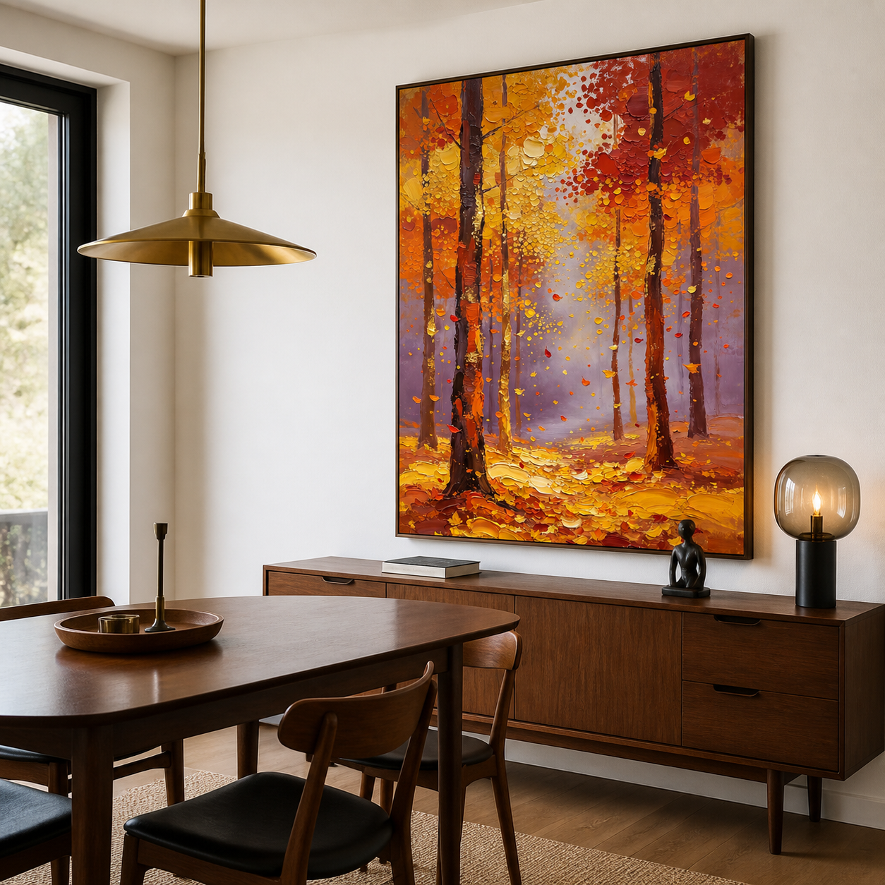 Autumn Forest Wall Art | Ember Canopy