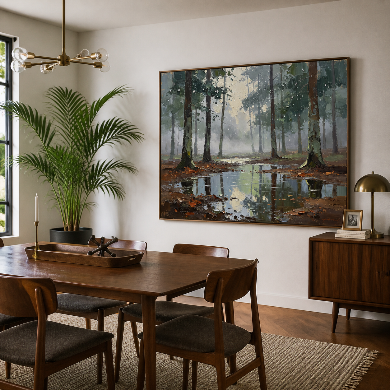 Misty Forest Wall Art | After the Rain