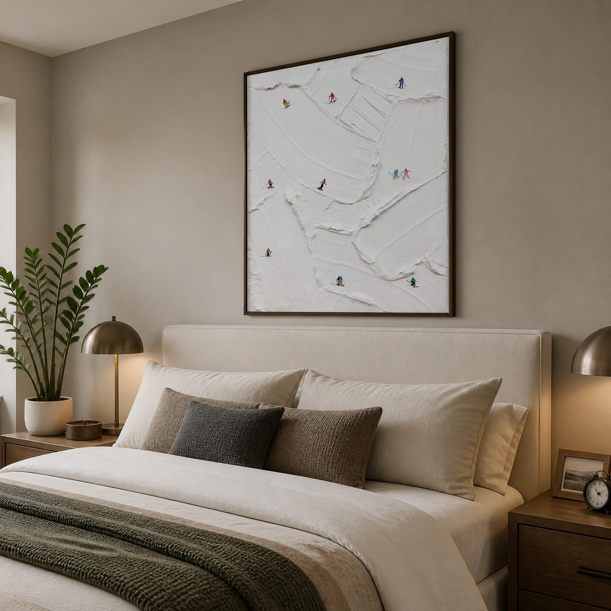 Minimalist Ski Wall Art | Alpine Lines