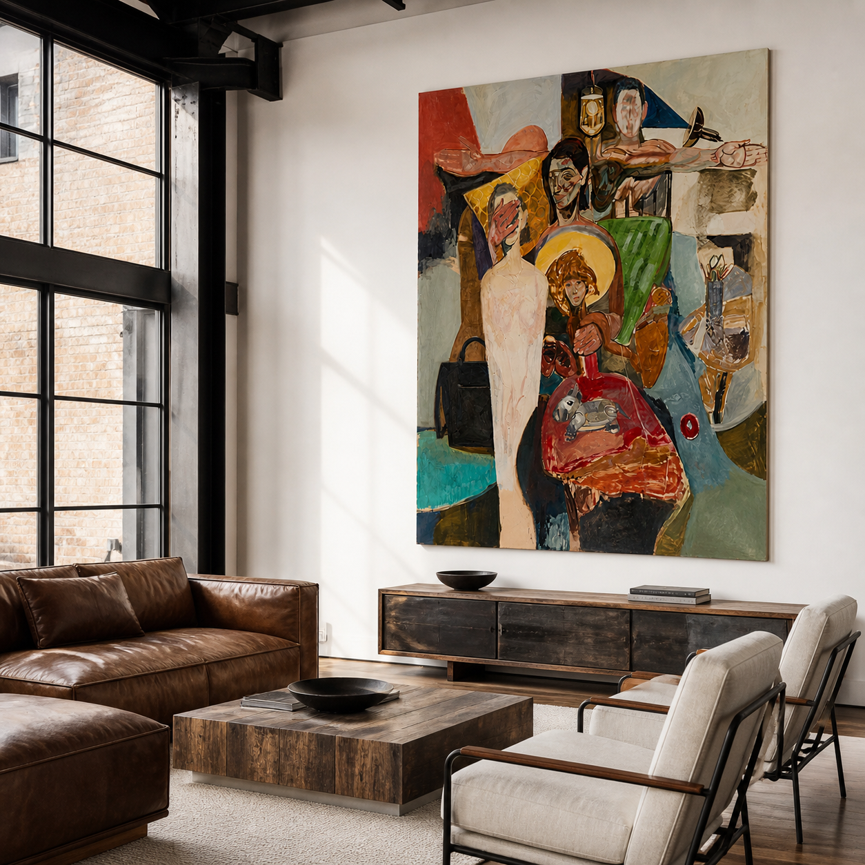 Figurative Expressionist Wall Art | Human Mosaic