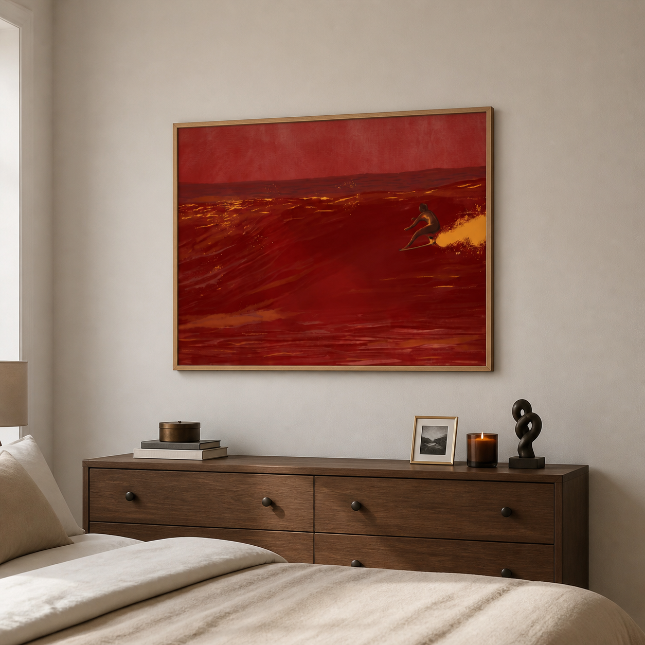 Surfer Wall Art | Crimson Break