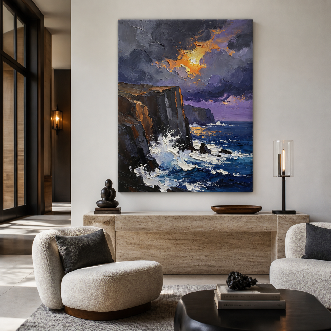 Stormy Ocean Wall Art | Stormbreak Coast