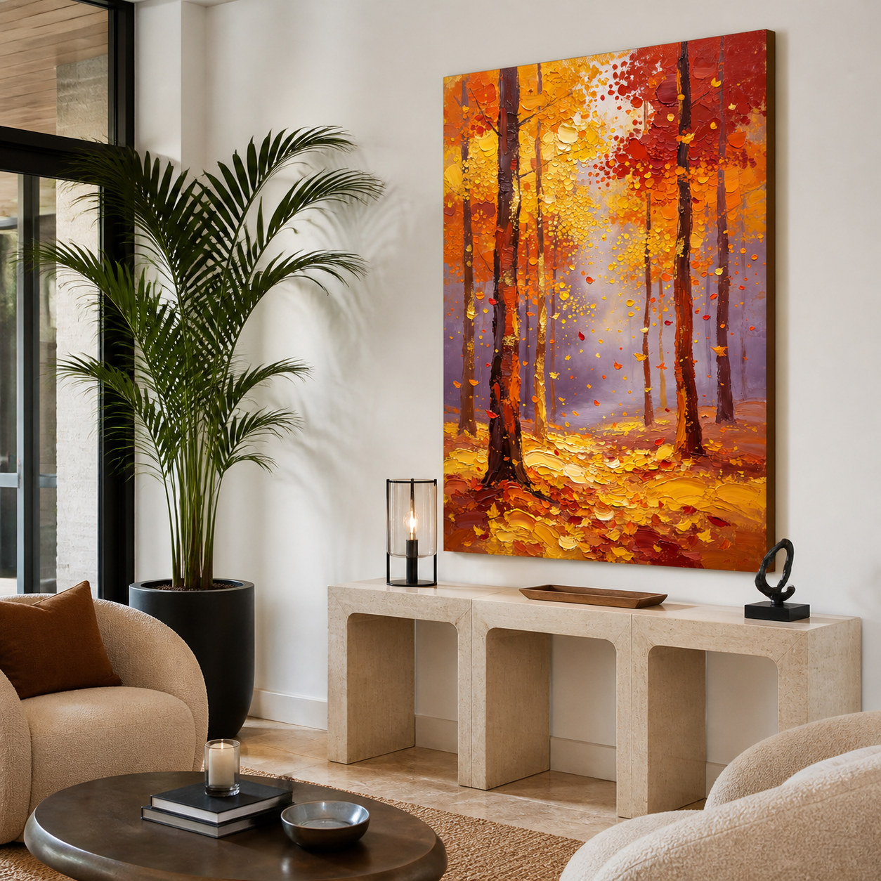 Autumn Forest Wall Art | Ember Canopy