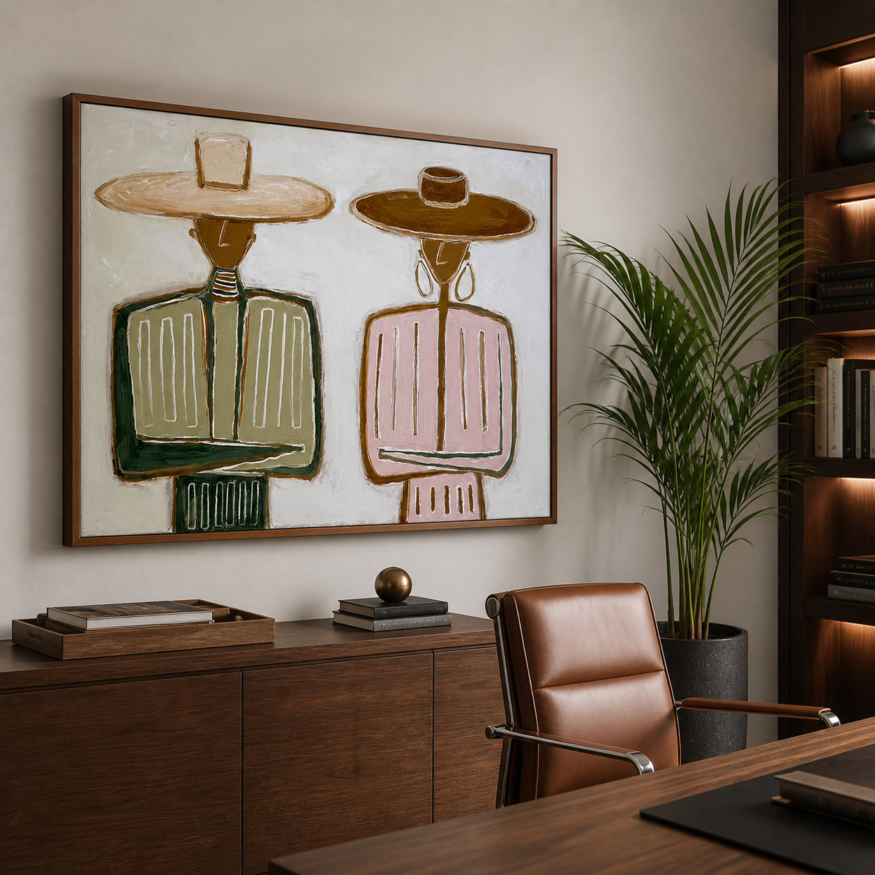 Two Cowboys Wall Art | Open Range Friends
