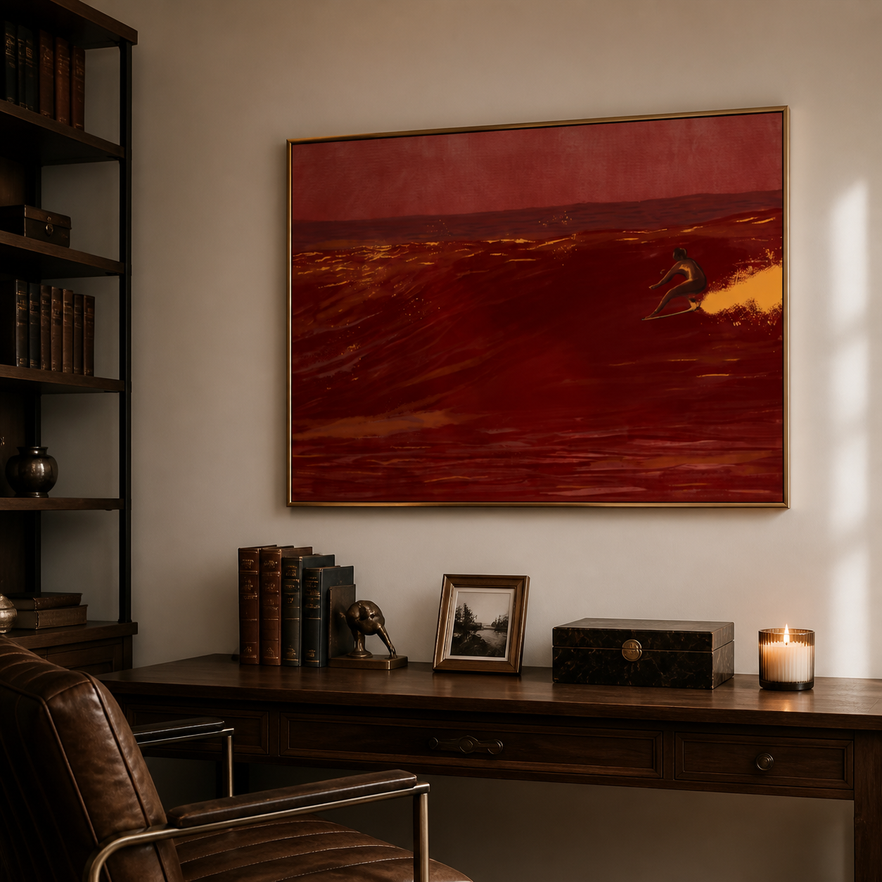 Surfer Wall Art | Crimson Break
