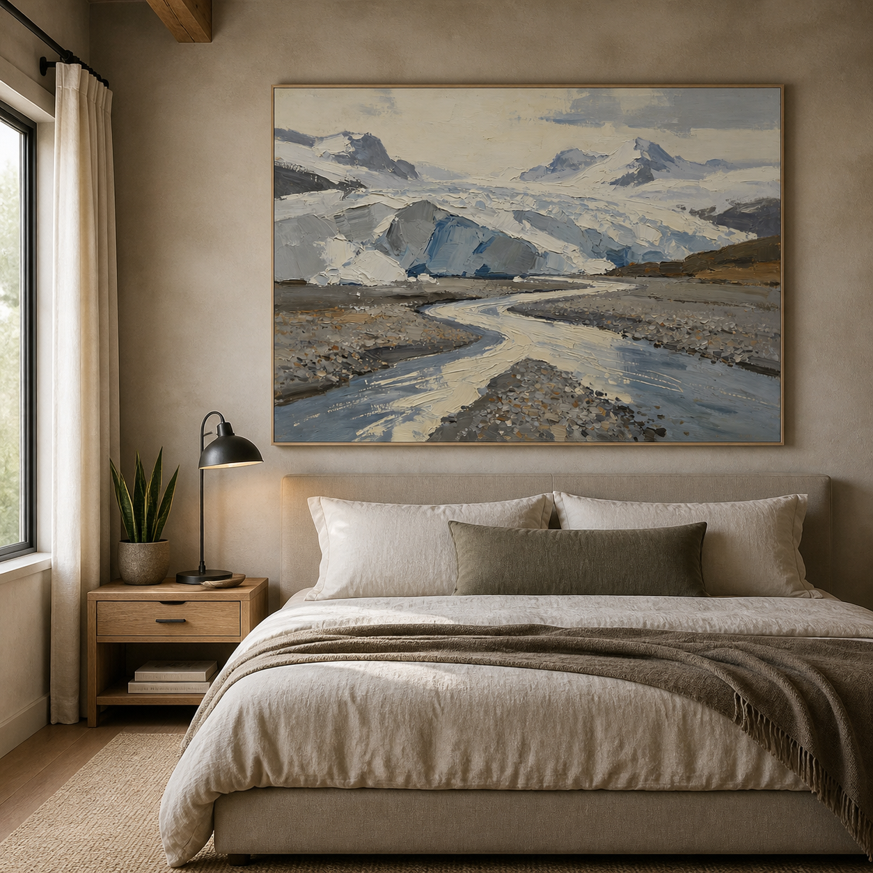 Glacier Landscape Wall Art | Meltwater Passage
