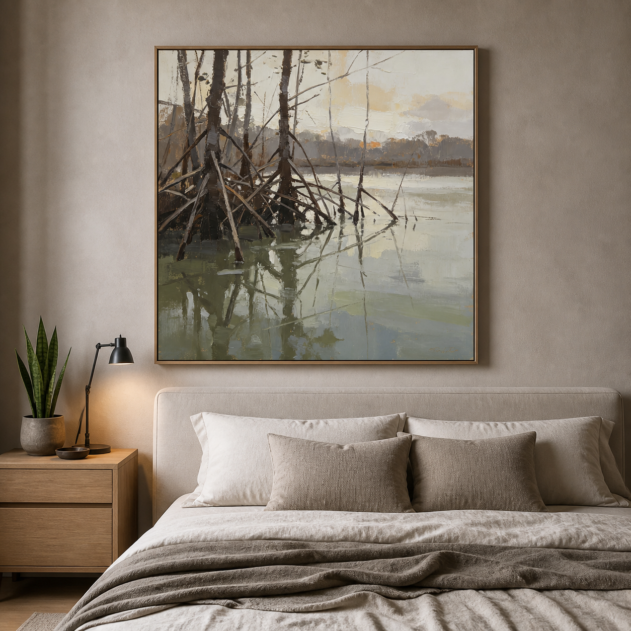 Neutral Landscape Wall Art | Stillwater Roots