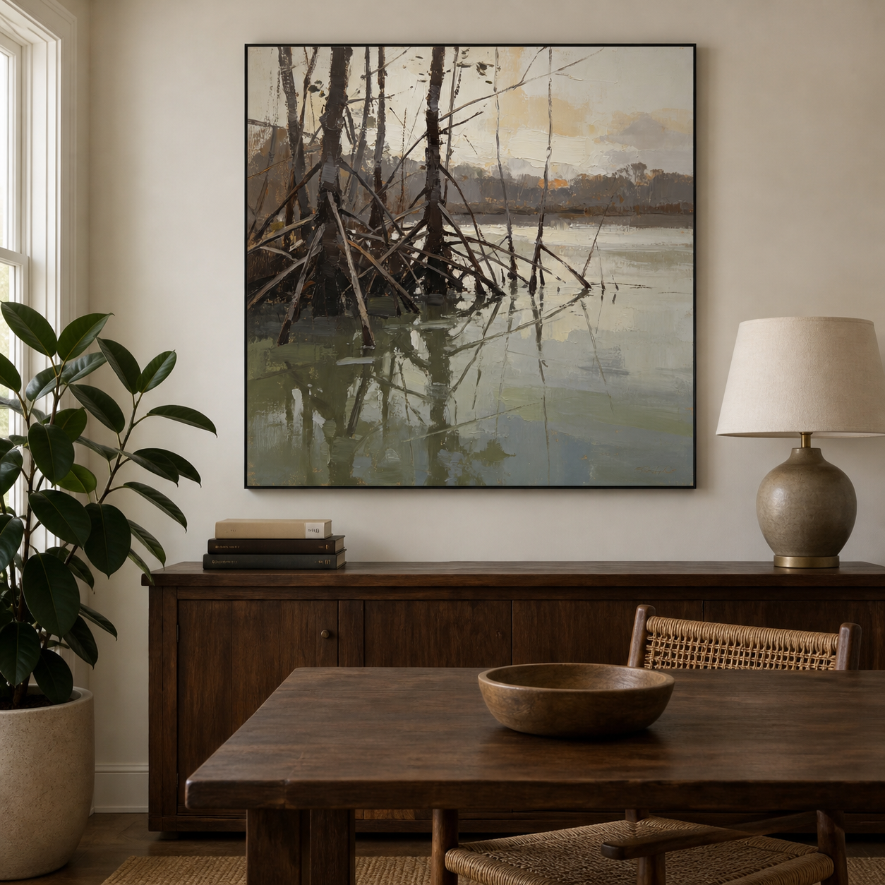 Neutral Landscape Wall Art | Stillwater Roots