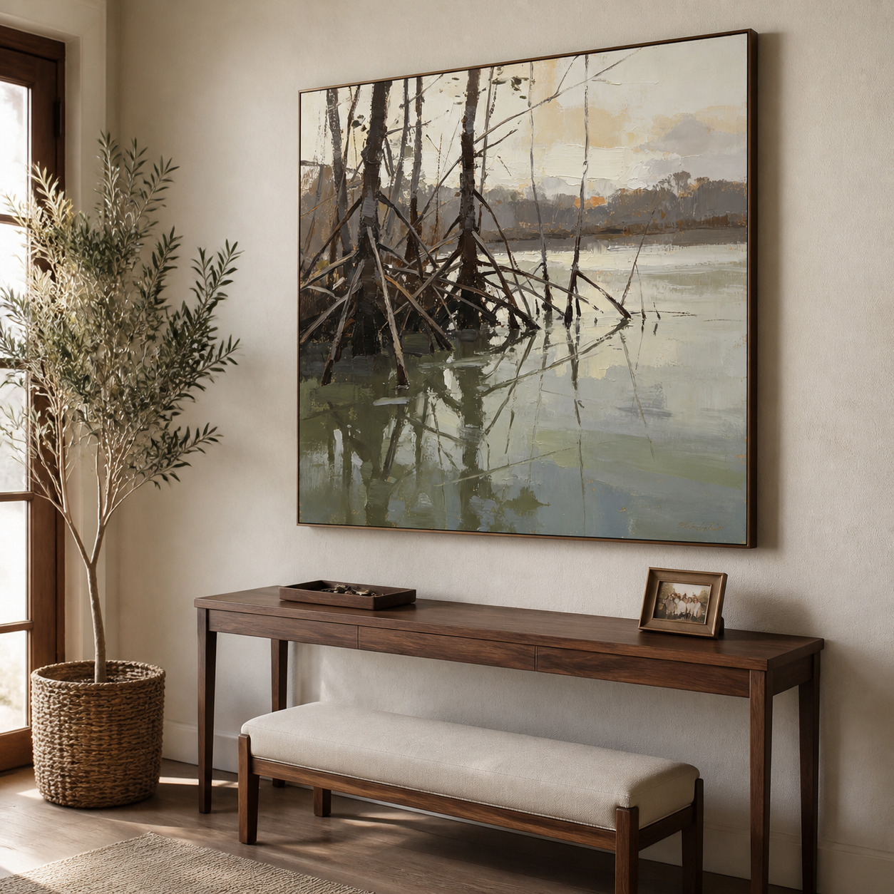 Neutral Landscape Wall Art | Stillwater Roots