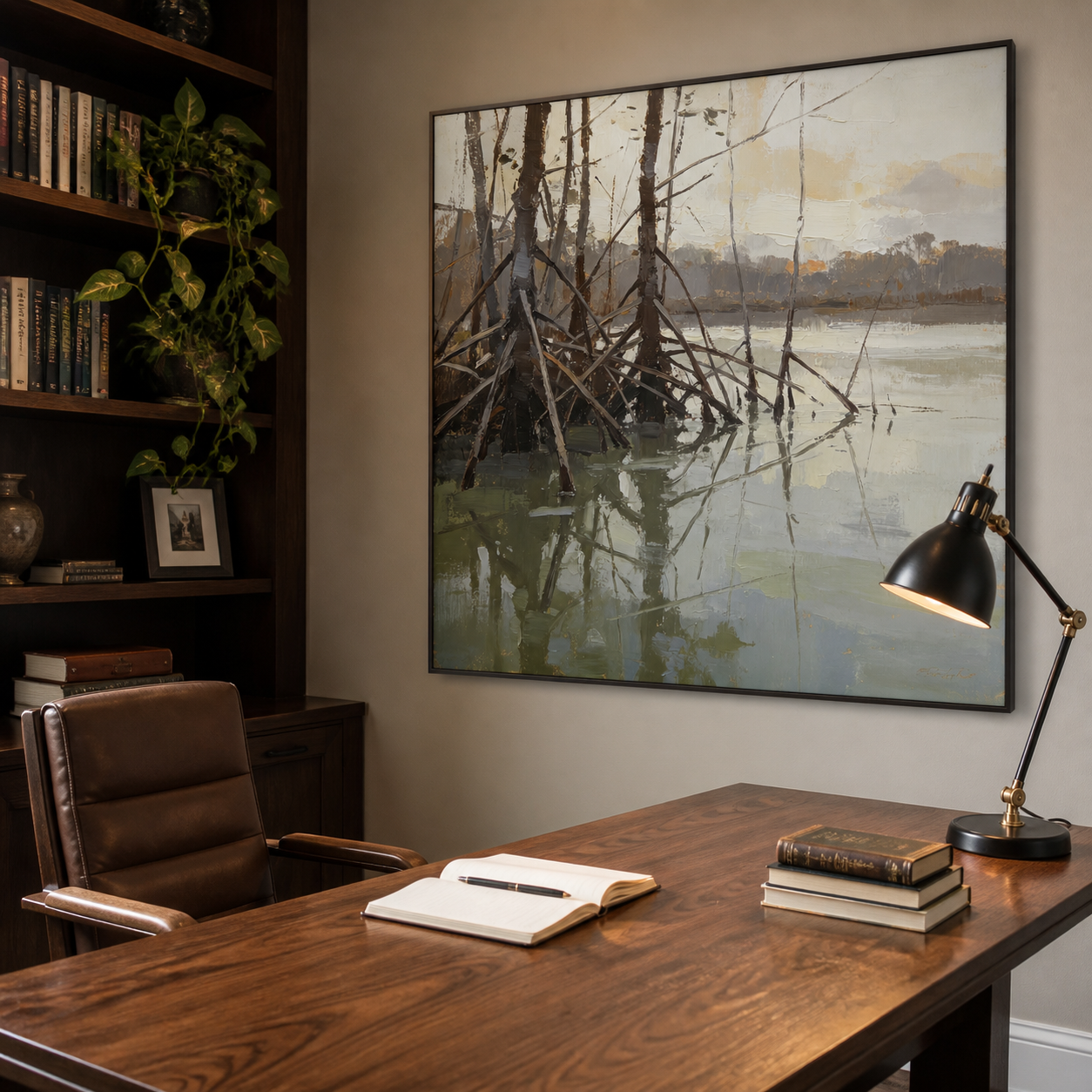 Neutral Landscape Wall Art | Stillwater Roots