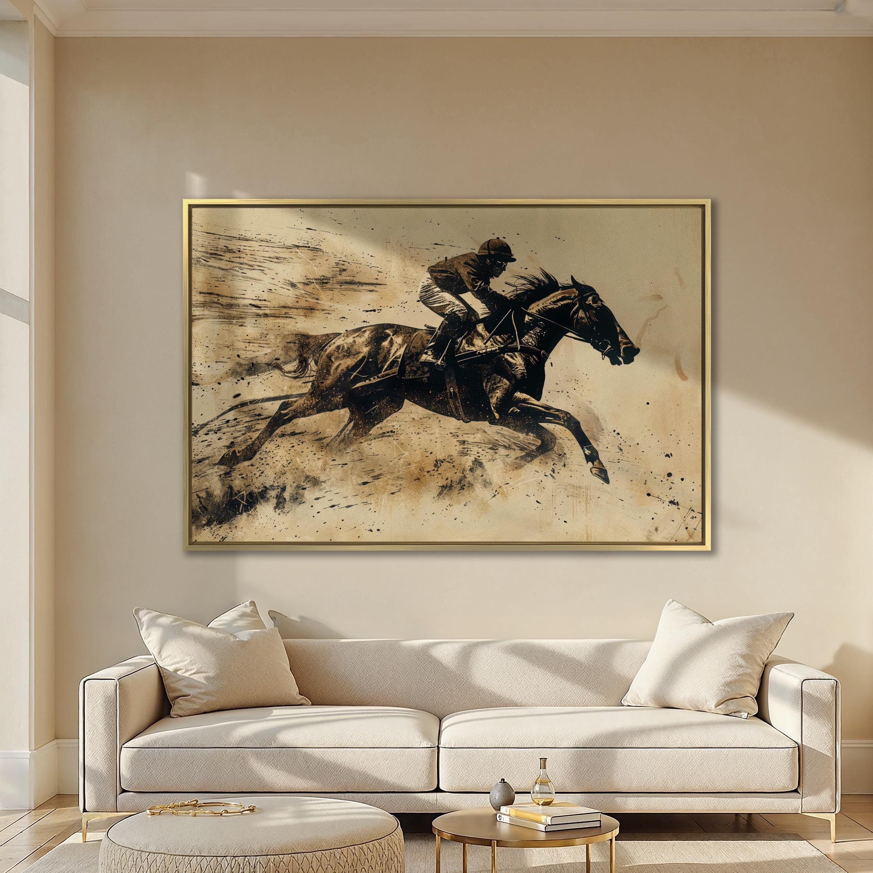 Racing Legacy – Vintage Style Horse Racing Wall Art