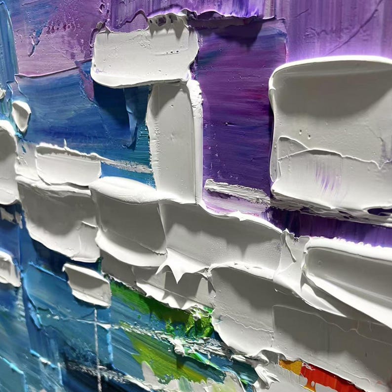 Chromatic Pulse – Modern Abstract 3D Textured Wall Art