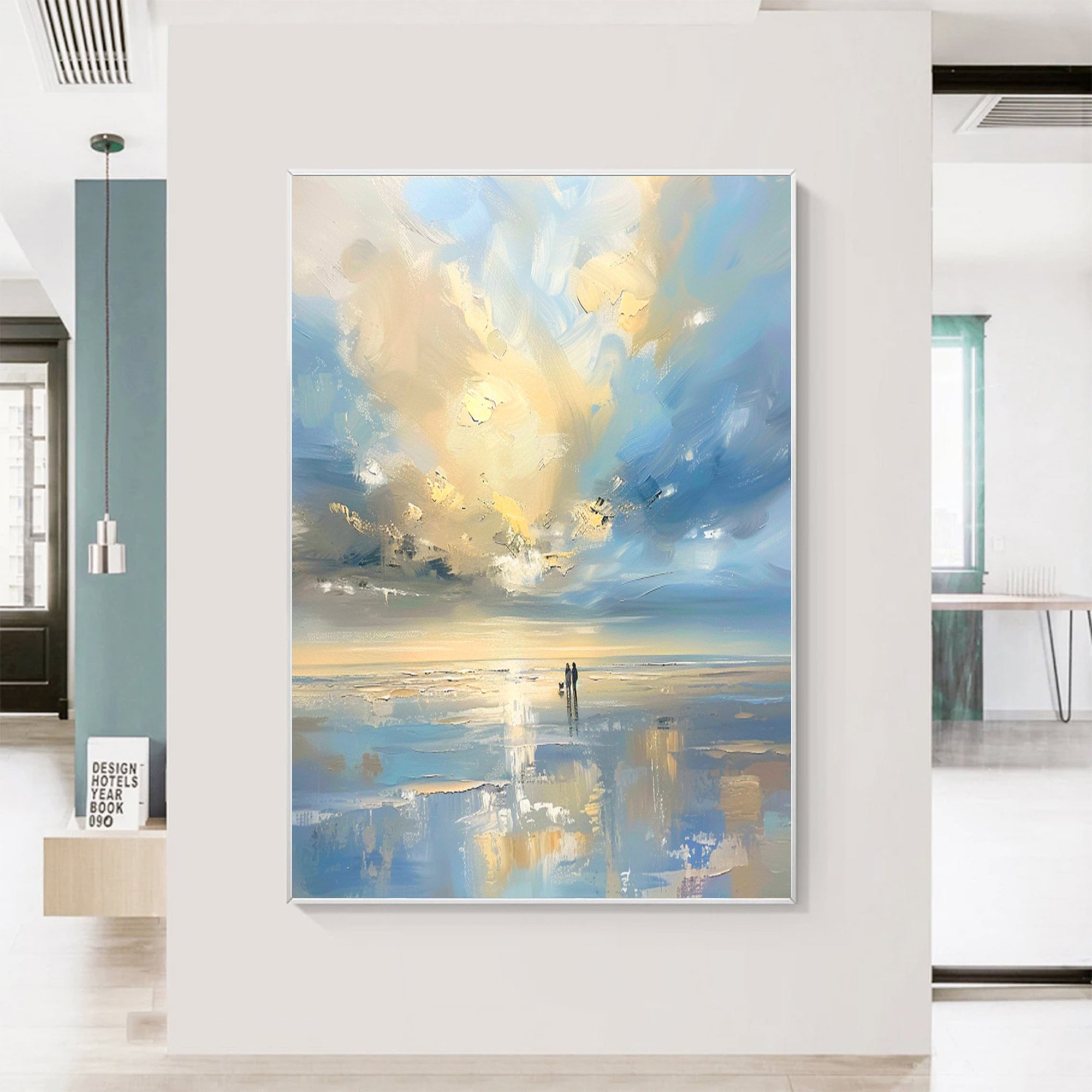 Eternal Dawn – Abstract Seascape Oil Painting