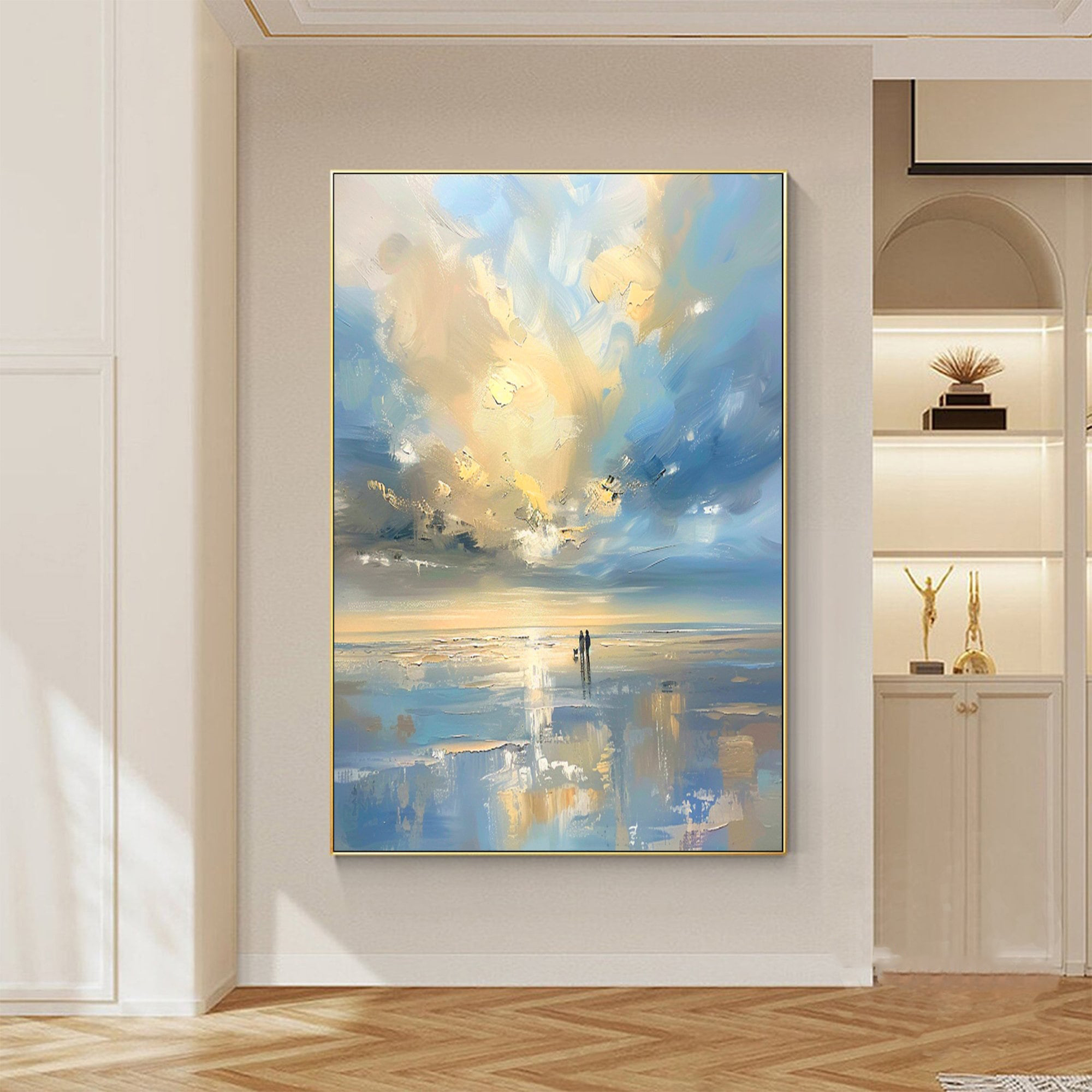 Eternal Dawn – Abstract Seascape Oil Painting
