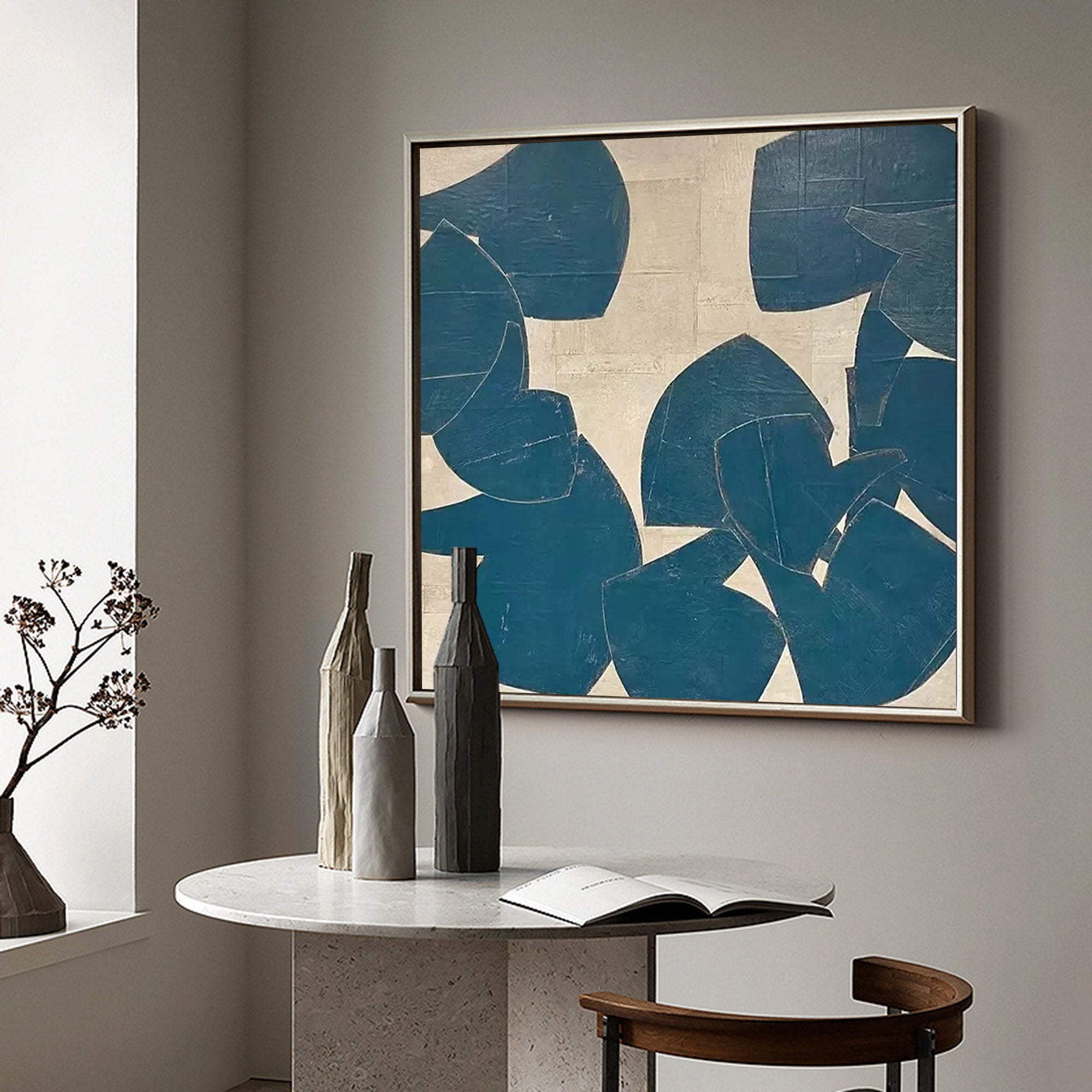 Ocean Breeze Abstract Shapes