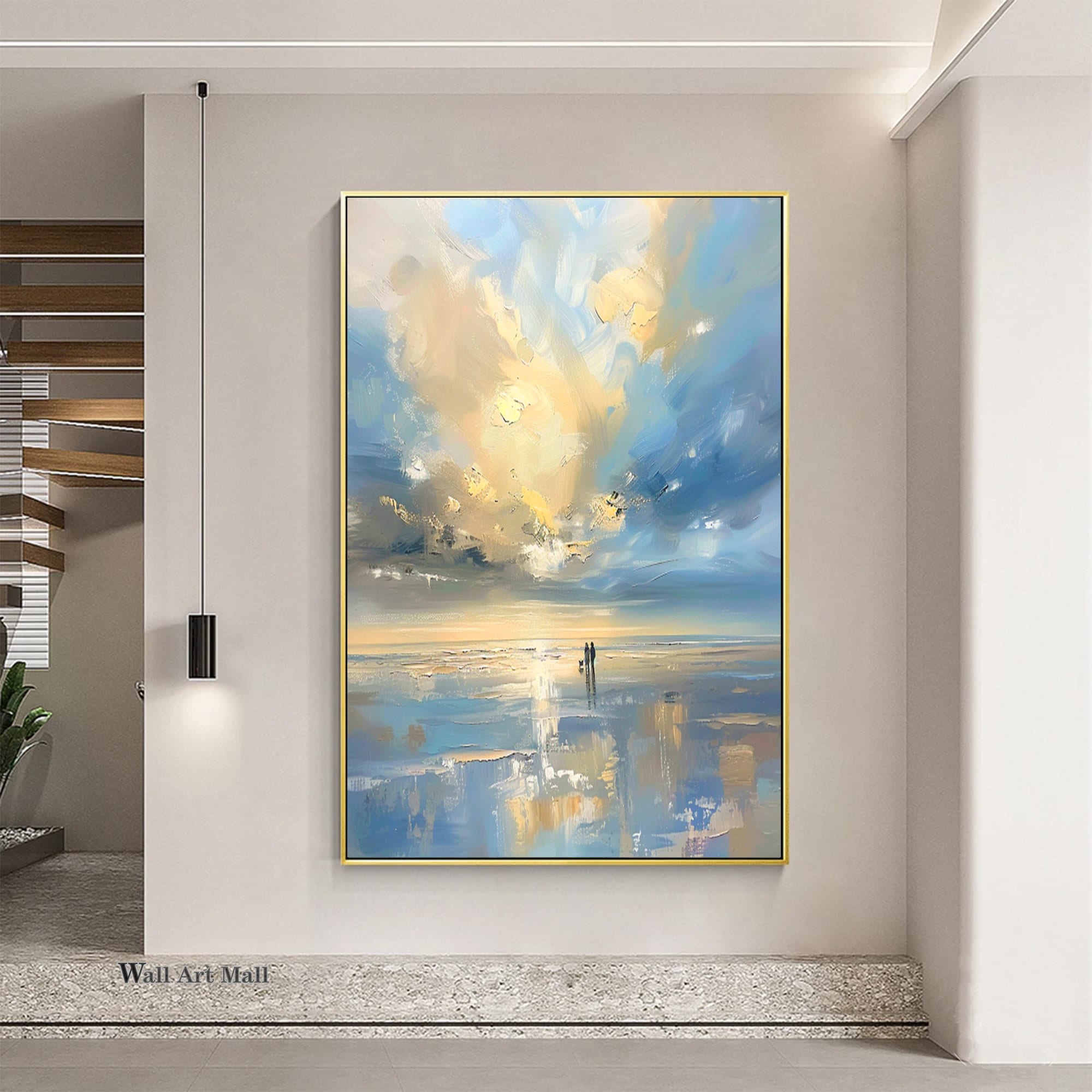 Eternal Dawn – Abstract Seascape Oil Painting