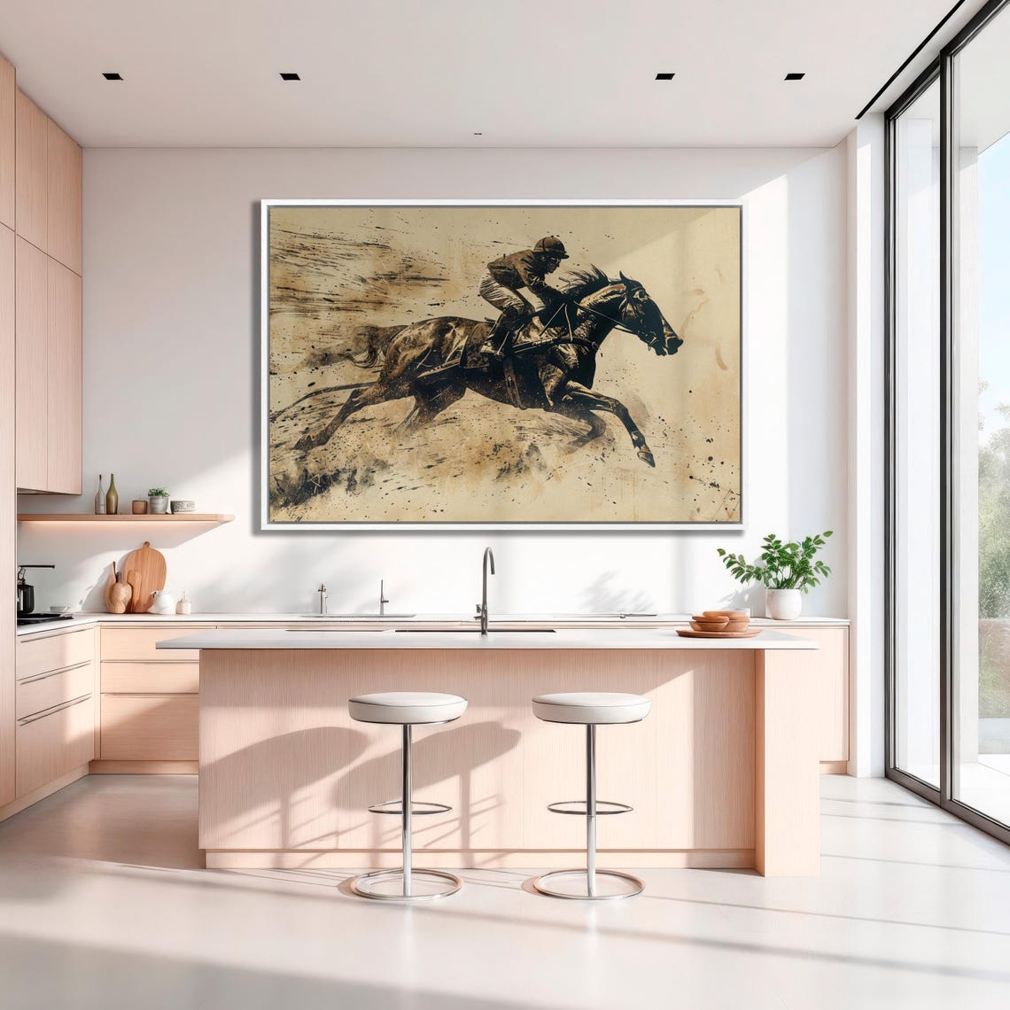 Racing Legacy – Vintage Style Horse Racing Wall Art