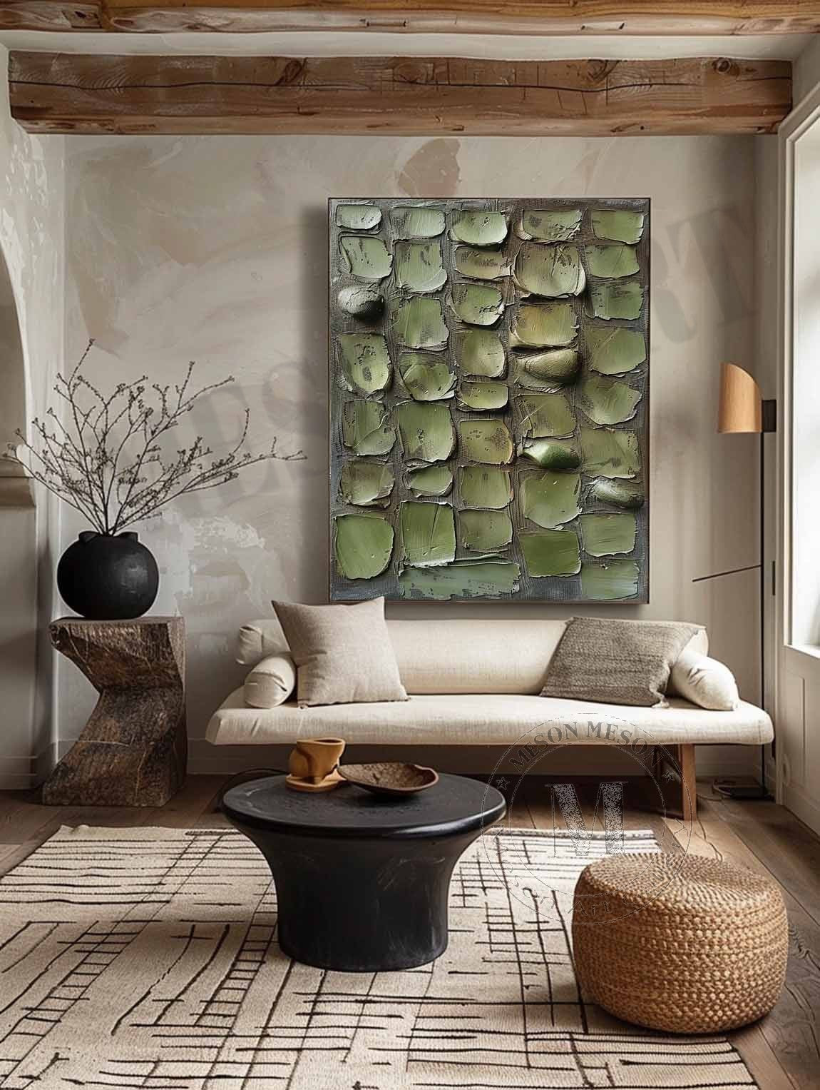 Organic Textures – Hand-Painted Abstract Canvas Art