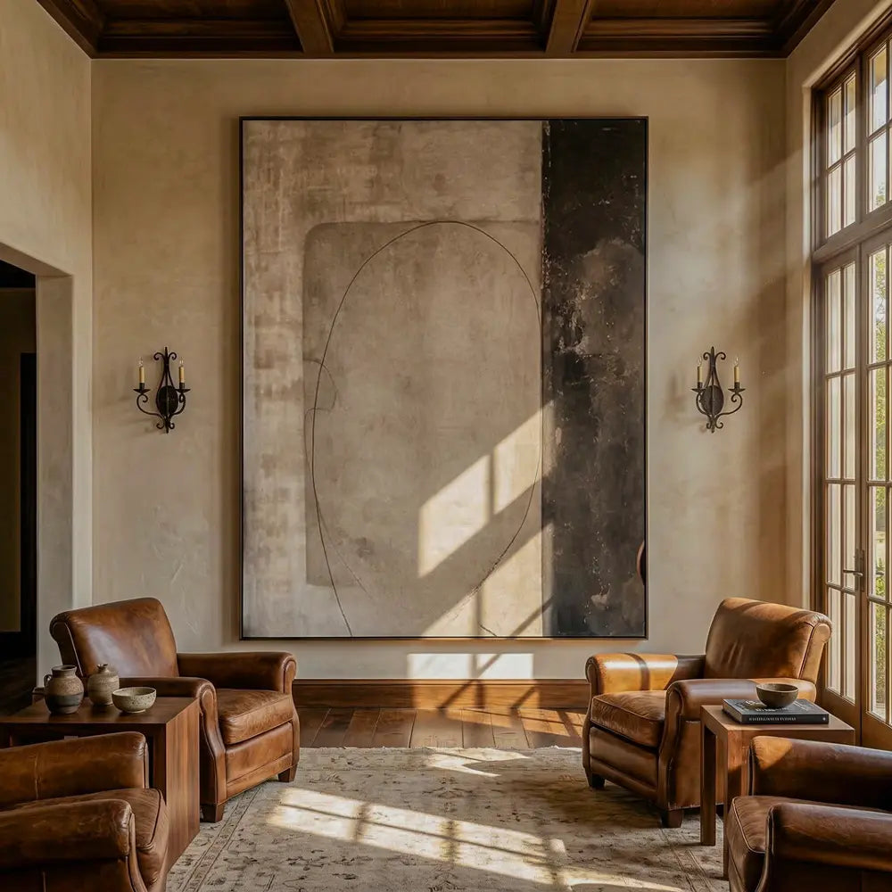 Quiet Form - Wabi Sabi Neutral Abstract Wall Art