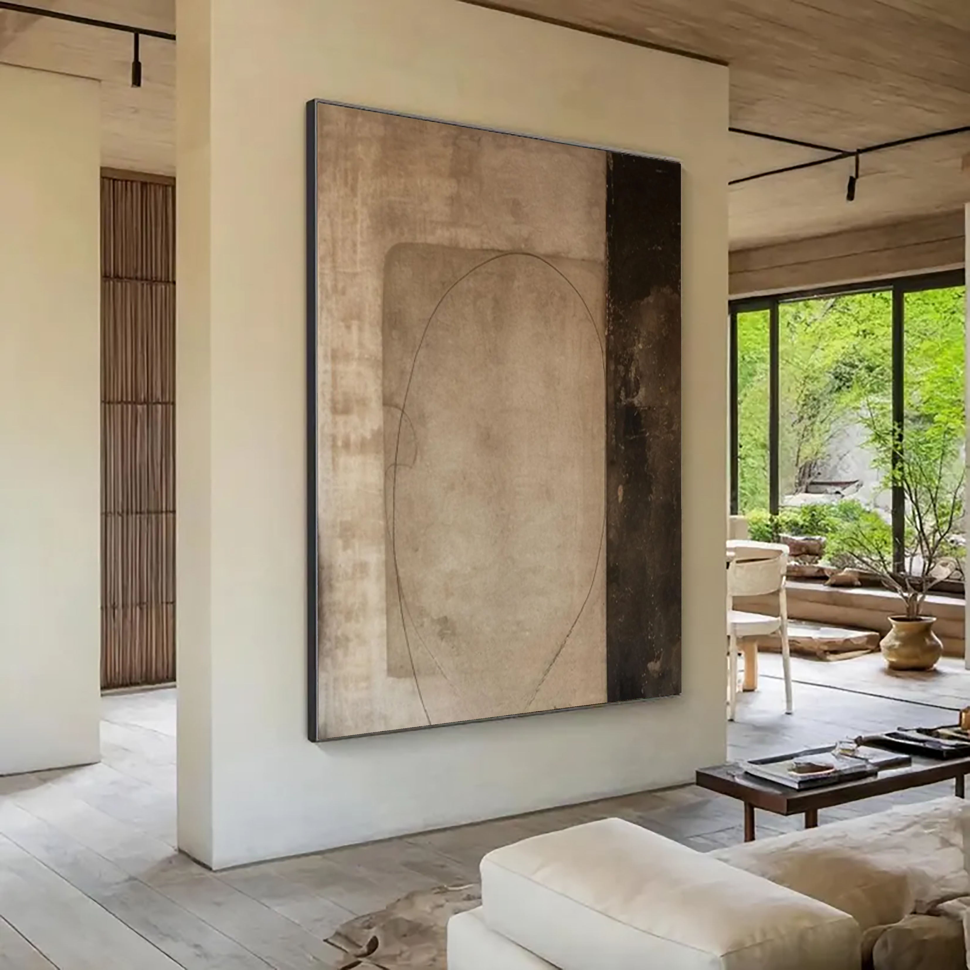Quiet Form - Wabi Sabi Neutral Abstract Wall Art