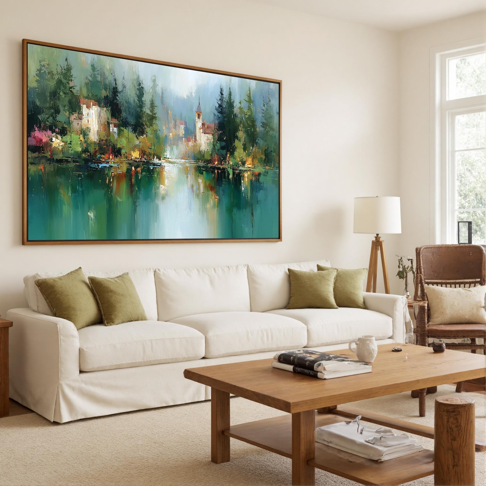 Where the Forest Meets the Water - Lakeside Village Wall Art