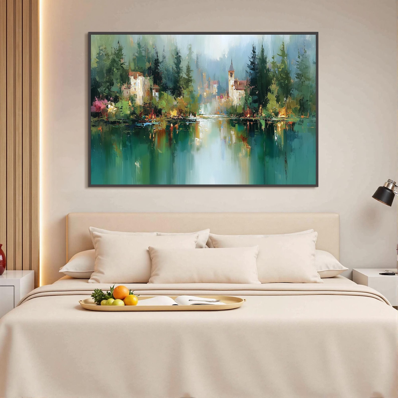 Where the Forest Meets the Water - Lakeside Village Wall Art