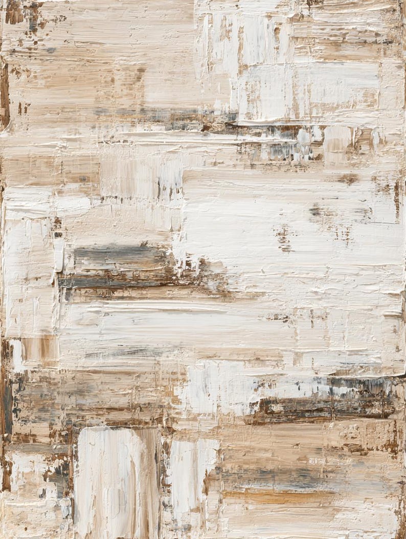 Built by Hand – Wabi-Sabi Textured Abstract Wall Art