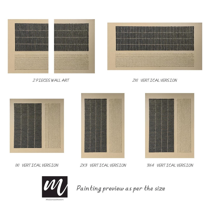 Silent Order - Textured Black Grid Abstract Wall Art