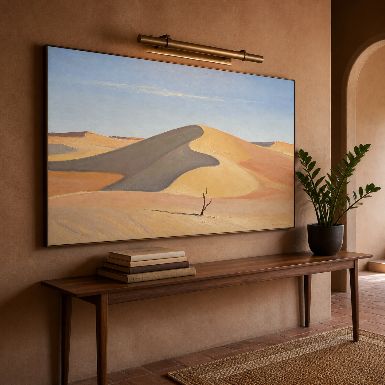 Minimalist Desert Wall Art | Solitary Dune